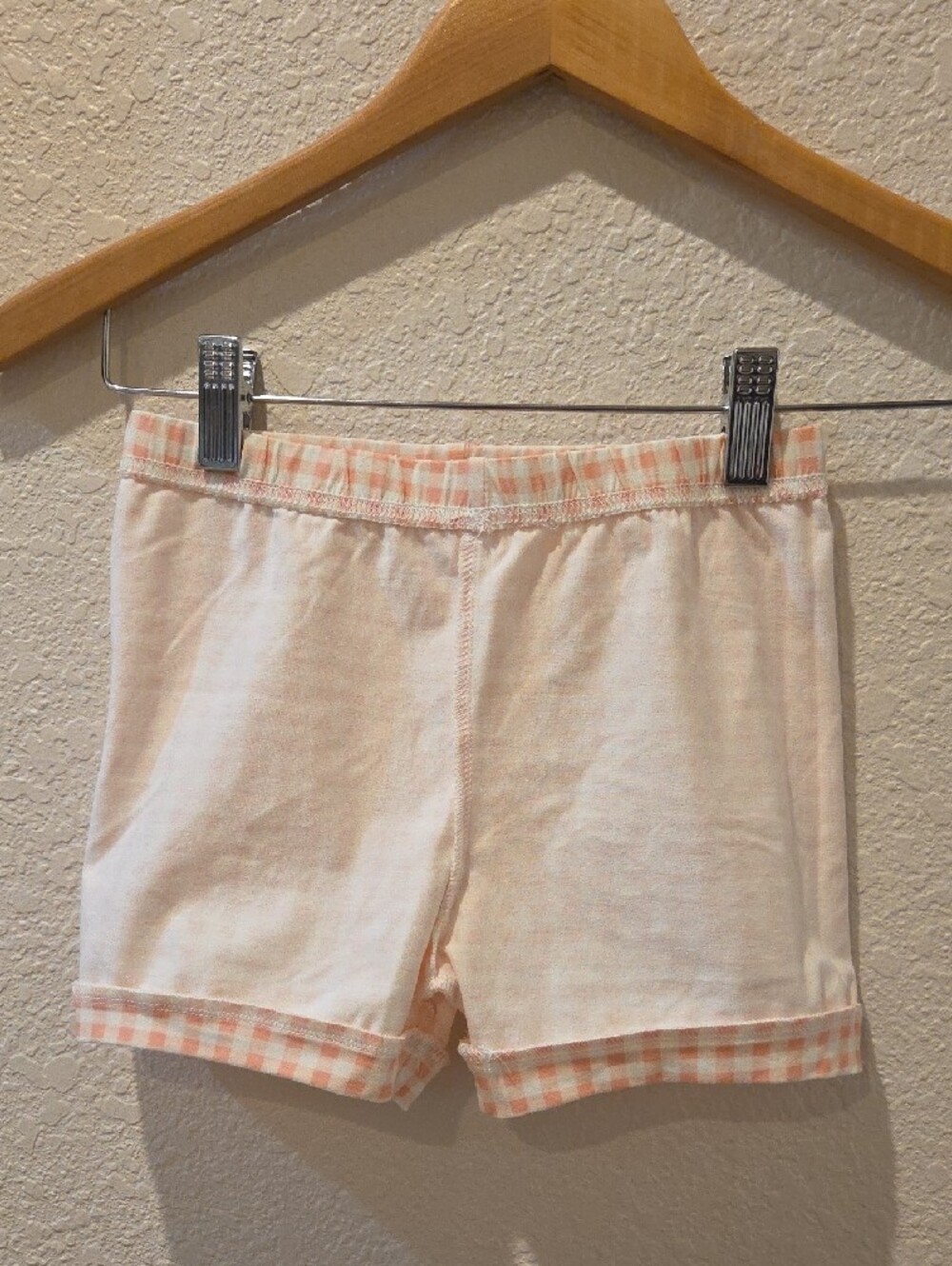 SweetHoney New without Tags Girls Light Pink & White Elastic-Waist Soft Shorts - Picture 7 of 8